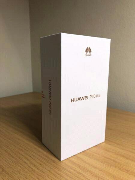 New Huawei P20 Lite With Box Dual Sim 64 Gb And 4 Gb Ram