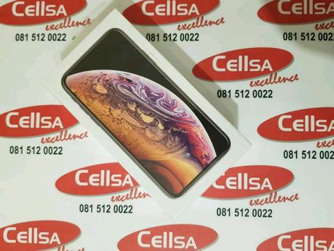 iPhone XS GOLD 256g BRAND NEW SEALED - CellSA Original