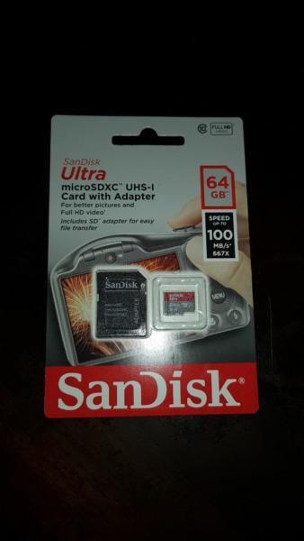 R349 / / 64 GB micro sd card