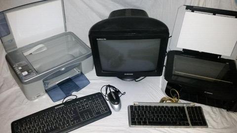 Printers,keyboards, monitor and mouse