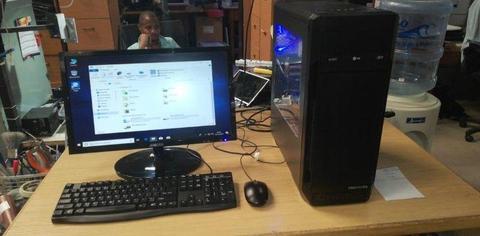 Gaming Pc R6500 Mornitor+Keyboard and Mouse Included