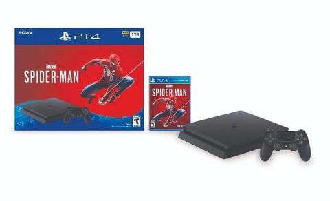 1TB Sony PS4 with new Spiderman Game