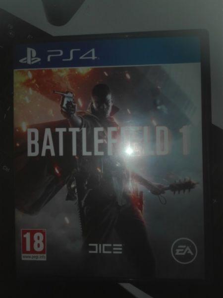 PS4 game battlefield 1