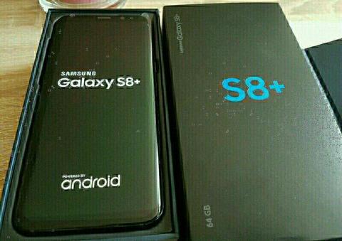 64GB SAMSUNG GALAXY S8 PLUS MIDNIGHT BLACK IN THE BOX - TRADE INS WELCOME