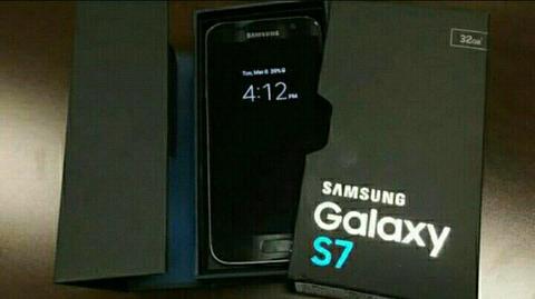 SAMSUNG GALAXY S7 32GB BLACK ONYX IN THE BOX ( TRADE INS WELCOME)