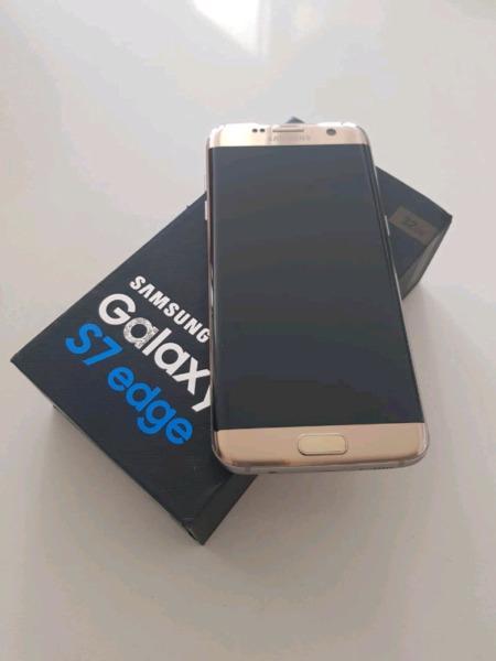 Samsung Galaxy S7 Edge Gold With Box