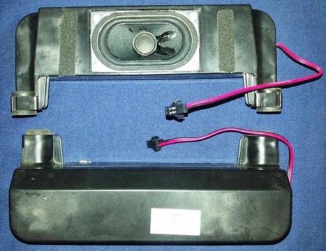 USED Pairs of Wired Flat Screen LCD and Plasma TV Speaker Boxes - Sets of Loudspeaker Enclosures