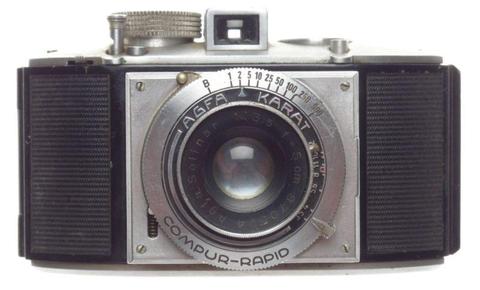 Agfa Karat classic vintage film camera AGFA Solinar 3.5 f=5cm lens COMPUR shutter