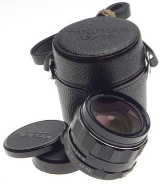 Asahi Pentax Super-Takumar 1:2.8 f=28mm caps case clean 35mm film camera lens