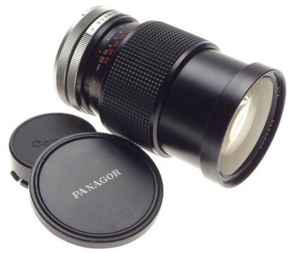 CANON FD mount lens PANAGOR PMC Auto Zoom f=35-100mm 1:3.5 well used caps included