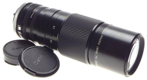 Canon Macro lens FD mount 200mm f1:4 fits vintage film camera 4/200mm
