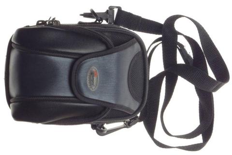 Lowepro compact zip lock camera case with shoulder neck strap TX20