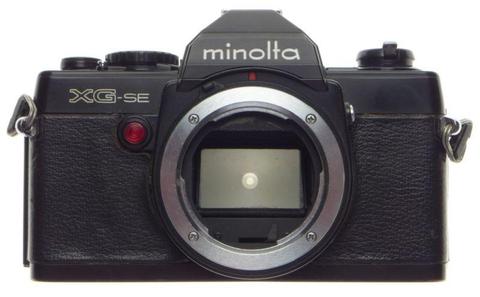 Minolta XE-se 35mm Film camera vintage SLR black body