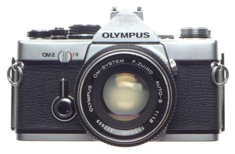 Olympus OM-2 OM-System F.Zuiko Auto-S 1:1.8 f=50mm Classic 35mm SLR Film Camera