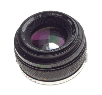OLYMPUS-OM System Zuiko MC Auto-S 1:1.8 f=50mm used lens bargain