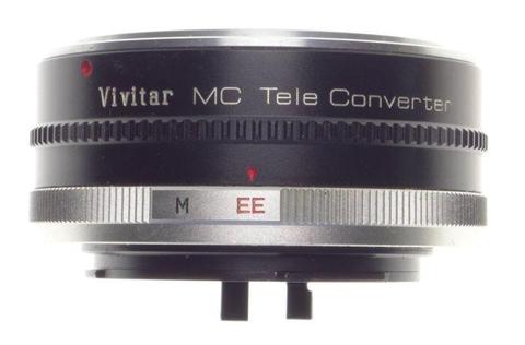 Vivitar MC tele converter SLR film camera lens adapter