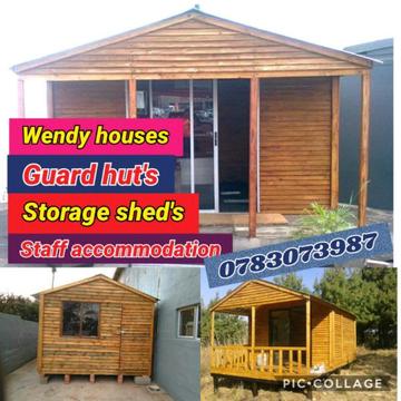 Storage, cabins,staff accommodation