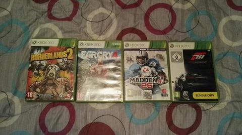 4 Original Xbox 360 Games for R300
