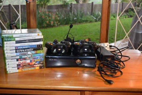 Xbox 360 For Sale with 14 games (Negotiable)