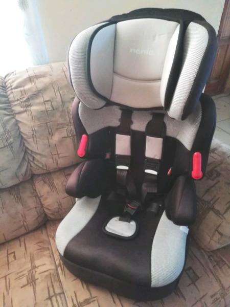 Nania carseat/booster 9-18kg & 15-36kg