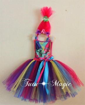 TROLLS INSPIRED TUTU DRESSES