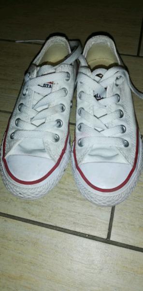 Converse white All Star. Size 10