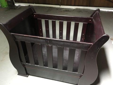 Sleigh crib for sale