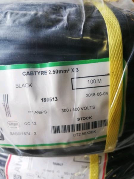 Cabtyre electrical cord