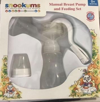 Snookums Manual Breastpump and Feeding Set