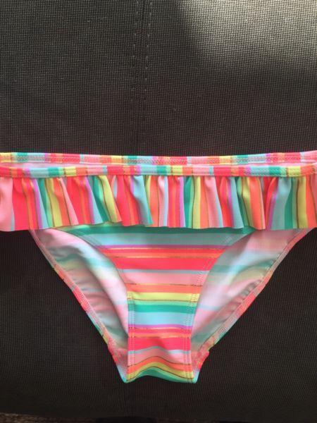 Girls bikini bottoms - 6-8yr - New