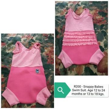 Snappy Babes `all-in-one` swim nappy