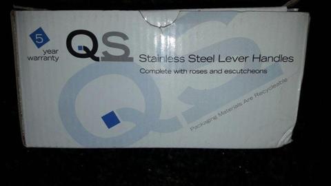 QS stainless steel door handles at R90 a pair