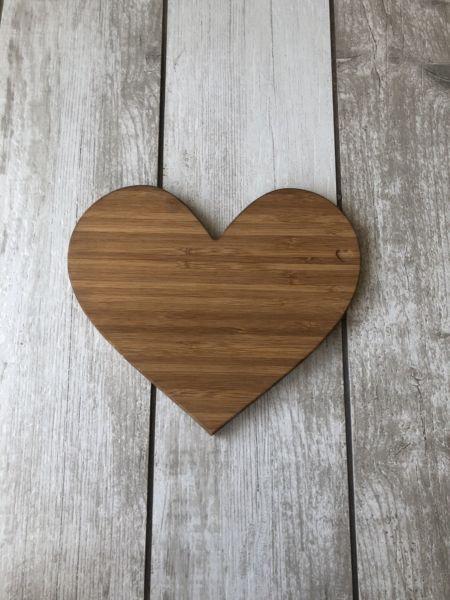 Wooden heart board