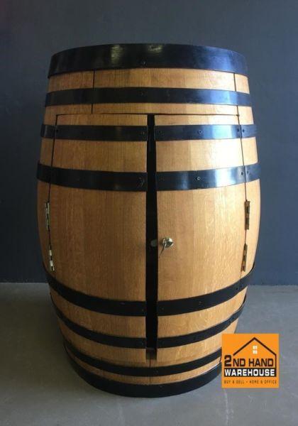 Wooden Wine Barrel Wine Rack 16 Bottles