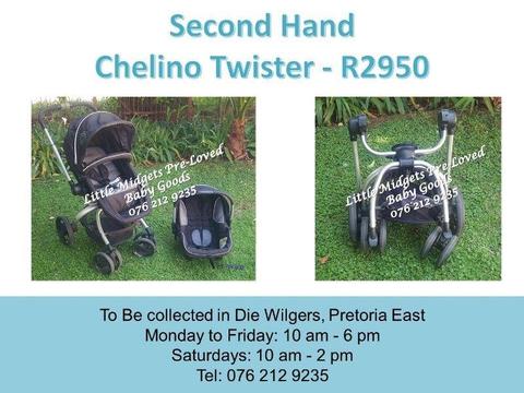 Second Hand Chelino Twister (Grey and Black)