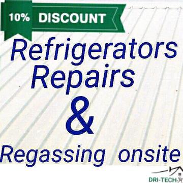 RE GAS FRIDGES AND REPAIR ON SITE