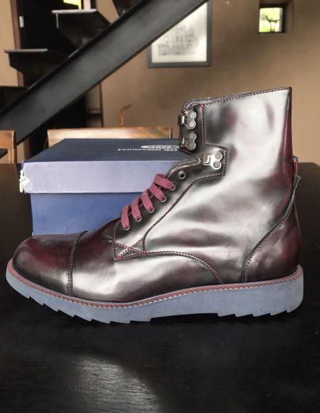 Brand New Italian Leather Boots - Size 9.5 (US 10.5)