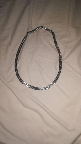 Heavy stainless steel men's Cuban link chain