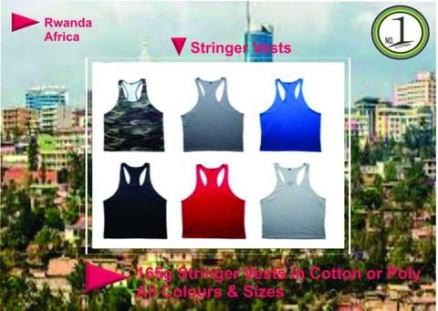 T-shirt Printing, Stringer Vests, V neck T-shirts, Trucker Caps