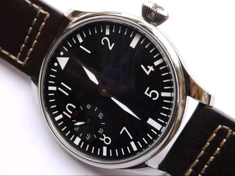 Parnis Flieger Military Pilot Style Mechanical Daily Wind Mens Watch