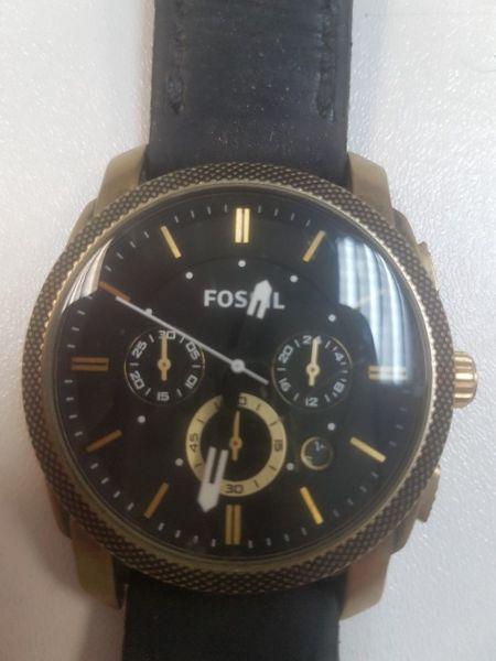 Fossil wrist watch, 5ATM, Rustic look, Very rare edition