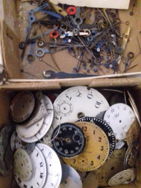 Pocket Watch and clock spares lot