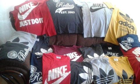 Selling all kinds of named brand takkies bags clothes caps jackets and slippers