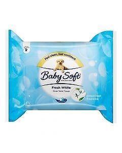 Baby soft flushable wipes