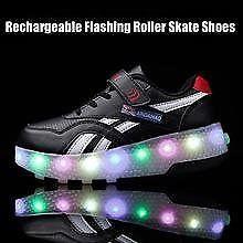 Wheely Heely light-up sneakers with double wheels plus USB rechargeable