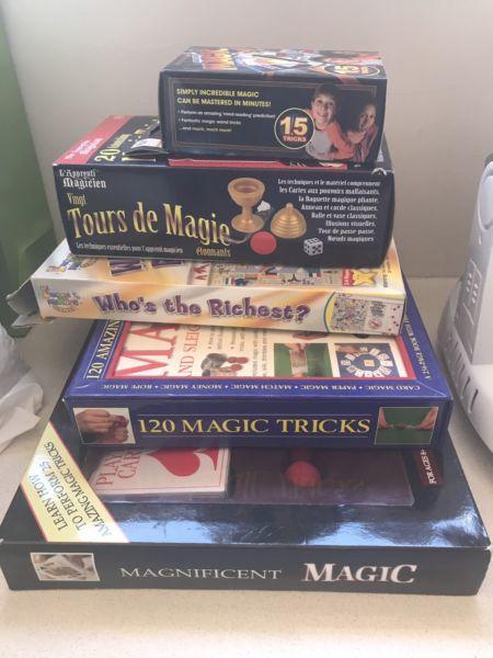 Magic games and travel toys