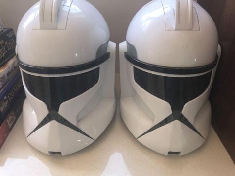 Star Wars Storm Trooper helmets