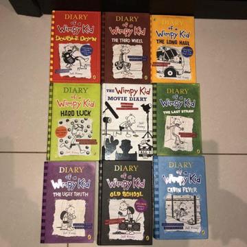 Dairy of a wimpy kid book collection