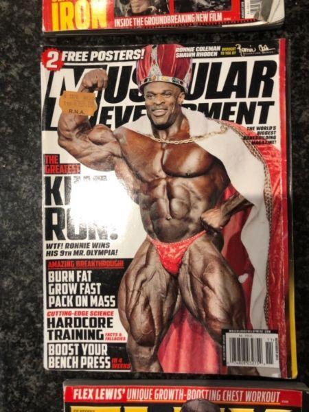 Body building second hand magazines
