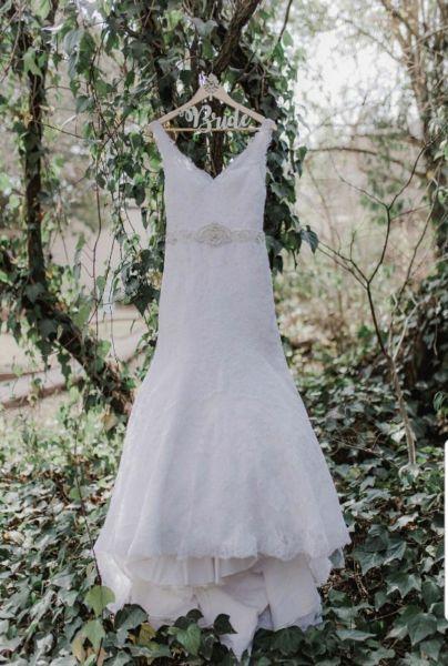 Pre-loved Lillian West 6302 Wedding dress for sale, size 10